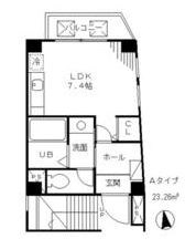 クレア元浅草    401号室 間取り