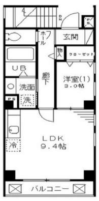 クレア元浅草    502号室 間取り