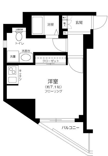 ライジングプレイス上野松が谷   502号室 間取り