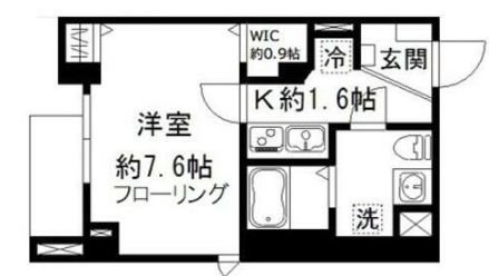 ジョカットロ蔵前   101号室 間取り