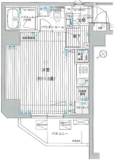 エルエースイート上野     501号室 間取り