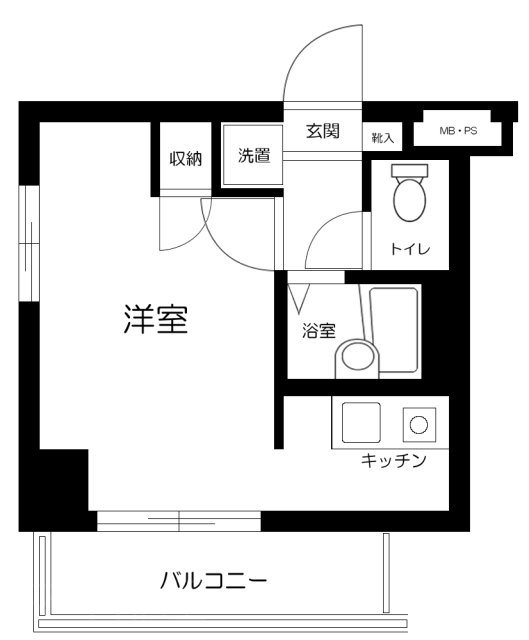 菱和パレス文京南  401号室 間取り