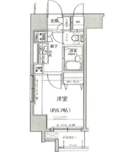 VIDA御茶ノ水    305号室 間取り