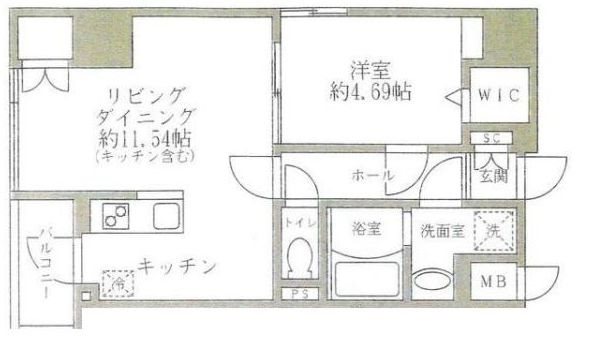 プライムコート蔵前 間取り