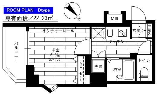 ステージファースト神楽坂   304号室 間取り