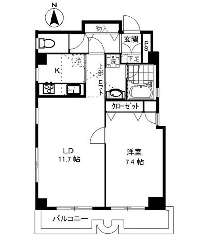 リヴェール睦　白山  間取り