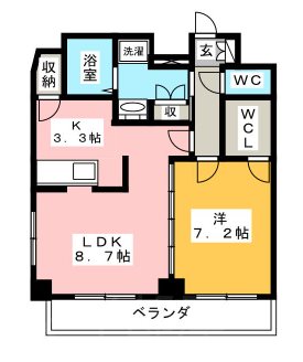 ヴィーダ文京関口    602号室 間取り