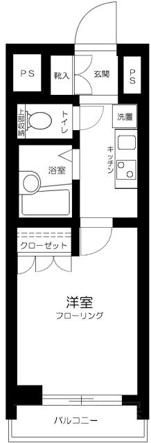 スカイコートヴァンテアン東日本橋    503号室 間取り