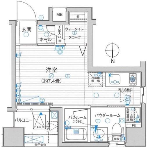 ラグジュアリーアパートメント御徒町 間取り