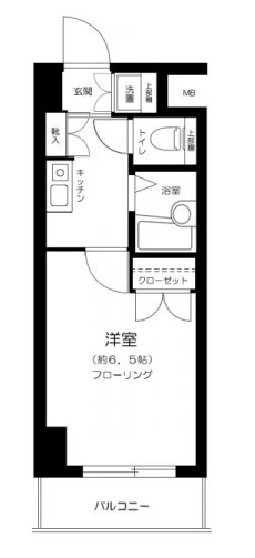 アーバイル文京白山  803号室 間取り