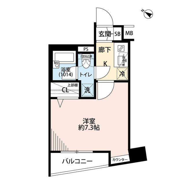 プレールドゥーク水天宮 間取り