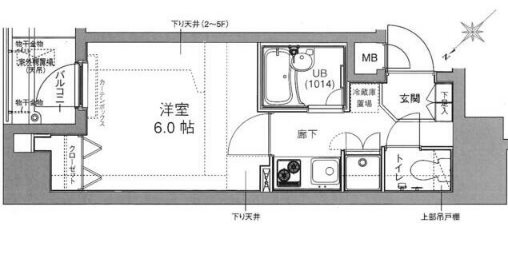 ドルチェ日本橋浜町壱番館 間取り