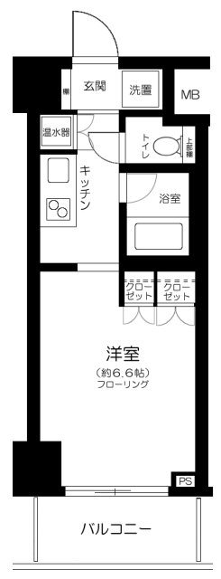 フィース神楽坂   204号室 間取り