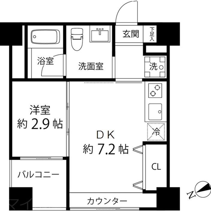 ハイリーフ上野   302号室 間取り