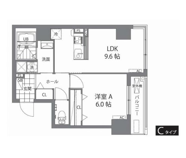 グラヴィティーシュタイン神楽坂 301号室 間取り