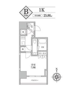 KDXレジデンス神田   302号室 間取り