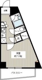 パレステュディオ文京音羽   204号室 間取り