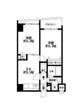 HF東日本橋レジデンス    903号室 間取り