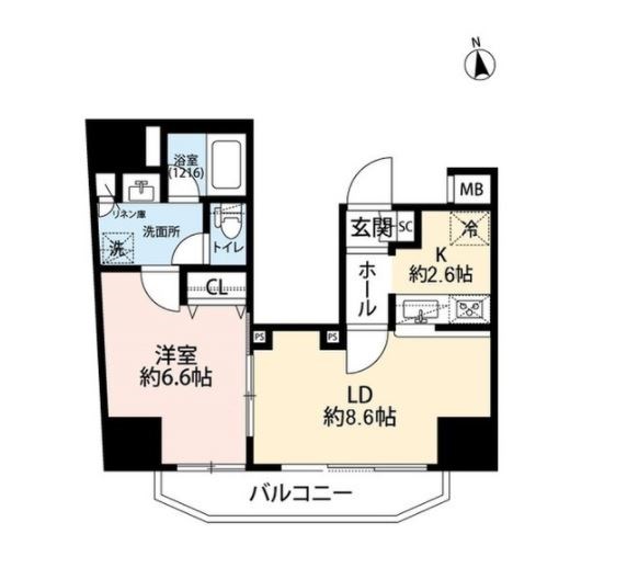 プレール・ドゥーク元浅草   502号室 間取り