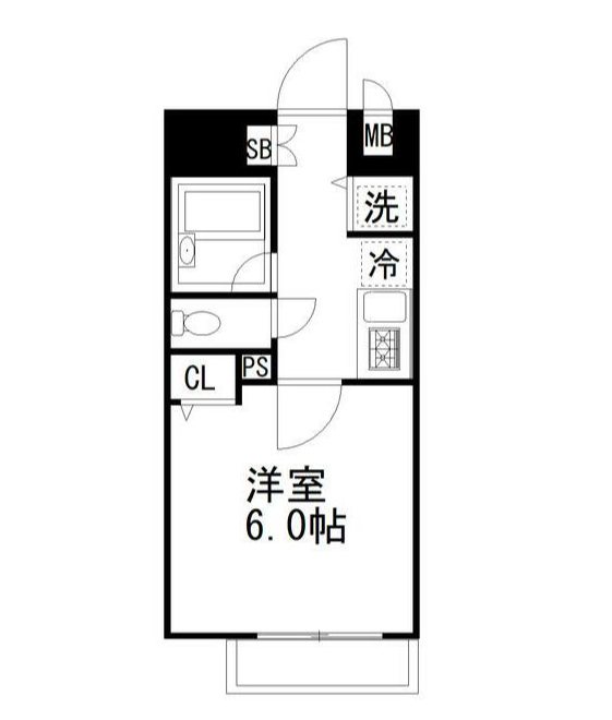 パレステュディオシンシア文京千石    702号室 間取り