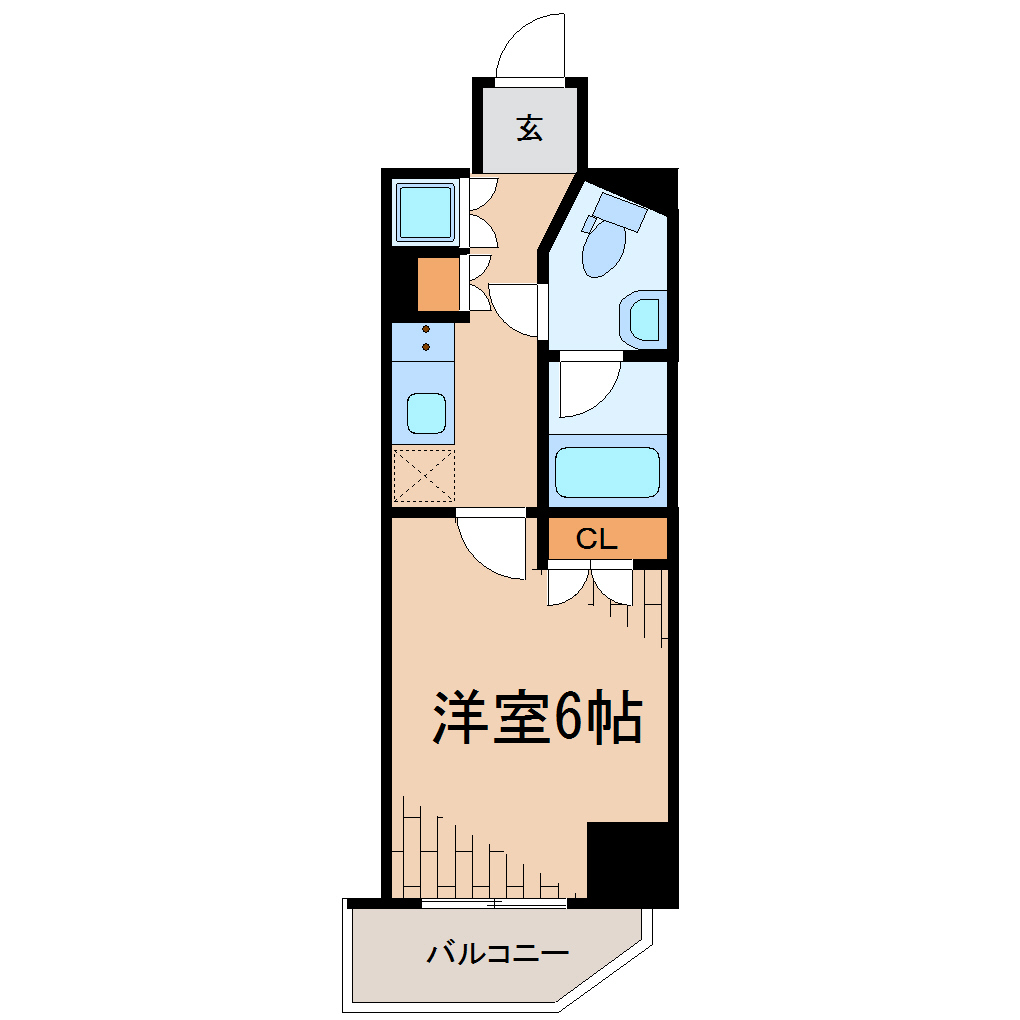 フォレシティ神田須田町  302号室 間取り