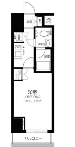 アルテシモプレンド  602号室 間取り