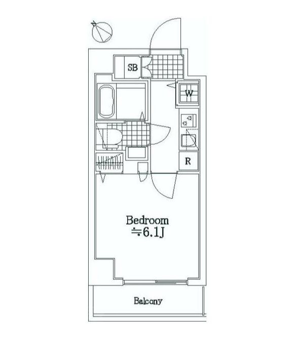 ステージグランデ茗荷谷    208号室 間取り