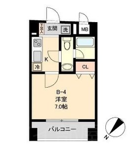 コモド水天宮レジデンス    305号室 間取り