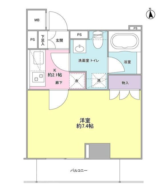 ファインクレーネ秋葉原    302号室 間取り