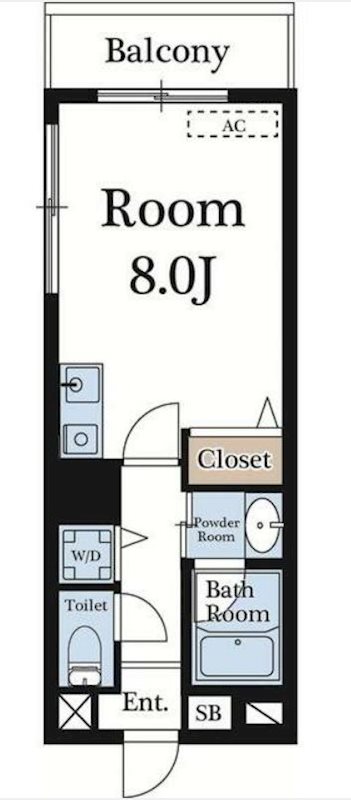 ジュネ本郷  903号室 間取り