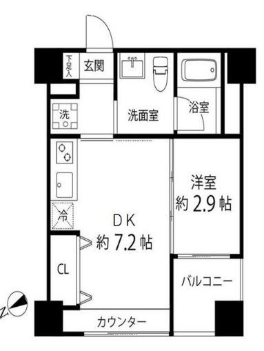 ハイリーフ上野    203号室 間取り