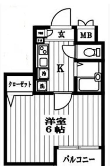 エスコート東大前     903号室 間取り
