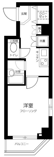 ミリオンガーデン小石川    203号室 間取り