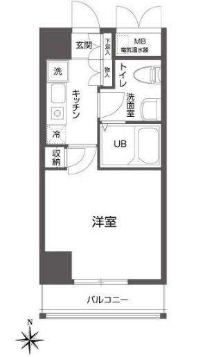 クローバーステイ秋葉原   202号室 間取り