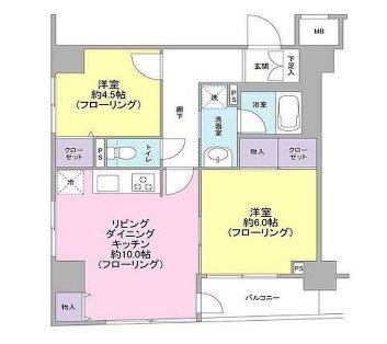パートナーシップアパートメント    302号室 間取り