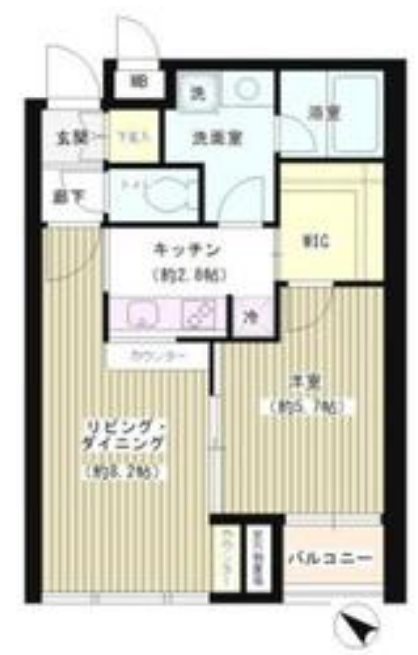 ポラリス    302号室 間取り
