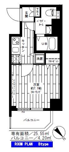 ステージグランデ茗荷谷   901号室 間取り