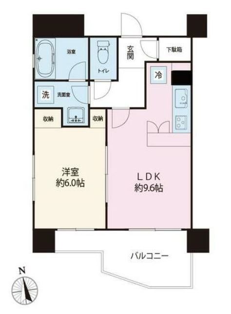 ソルクレスト御茶ノ水  1005号室 間取り