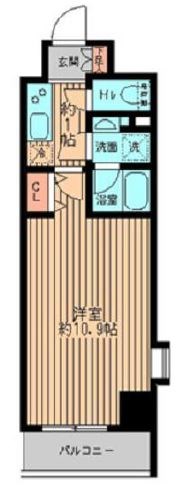 レガーロ御茶ノ水Ⅱ      207号室 間取り