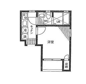 ビュークレストお茶の水  302号室 間取り