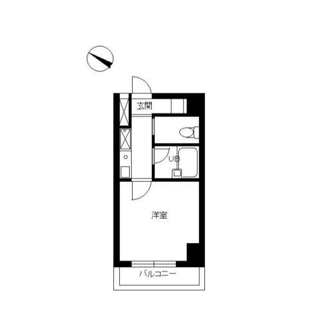 スカイコート日本橋人形町第２   302号室 間取り