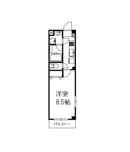 シャッツクヴェレ東日本橋     201号室 間取り