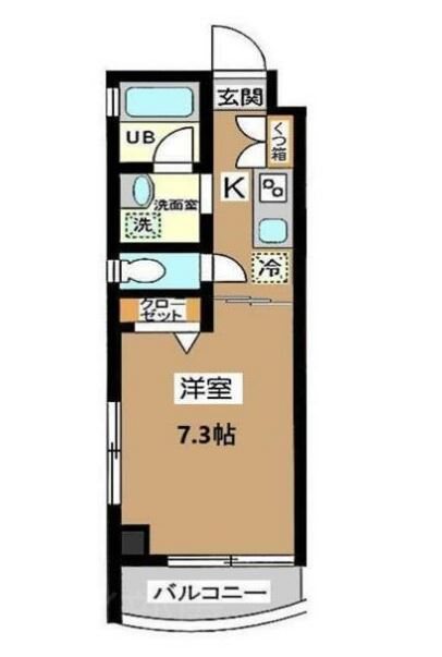 ブランミュール   402号室 間取り