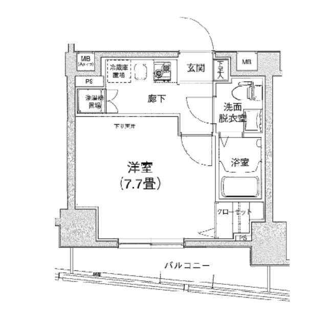 アイル文京白山   402号室 間取り