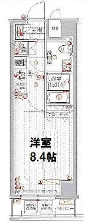 プレール・ドゥーク秋葉原    503号室 間取り
