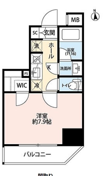 プレール・ドゥーク元浅草     303号室 間取り