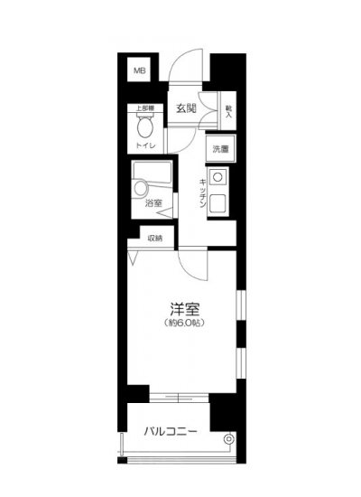 ダイナフォート日本橋    402号室 間取り