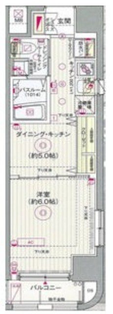 エステムプラザ日本橋レジェンド    506号室 間取り