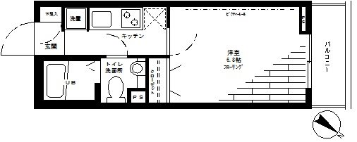 ステージグランデ日本橋   902号室 間取り