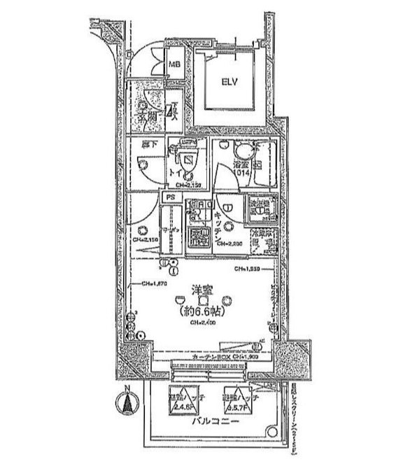 パレステュディオ文京音羽  401号室 間取り